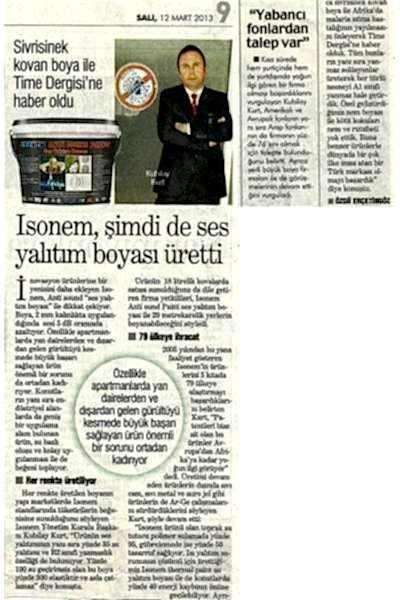 Yeni Asır Gazetesi 2013